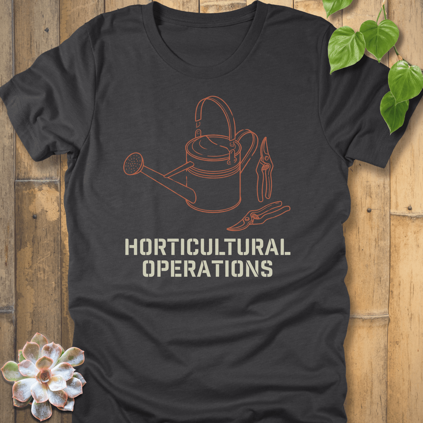 Dark Grey Heather / S Horticultural Operations T-shirt T-Shirt