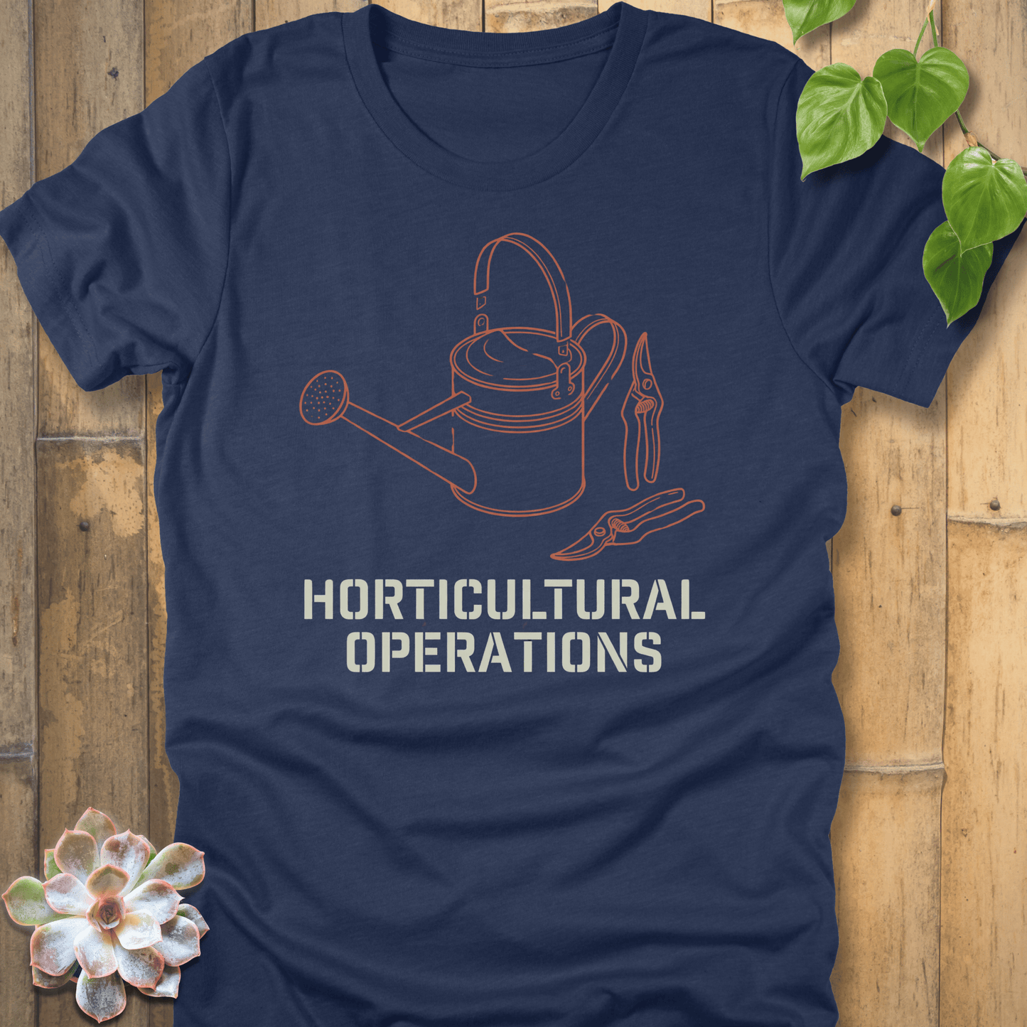 Heather Navy / S Horticultural Operations T-shirt T-Shirt