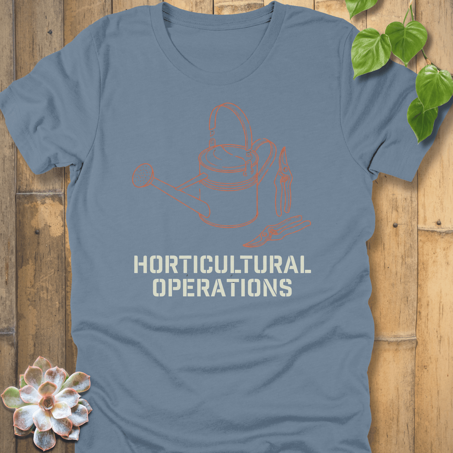 Steel Blue / S Horticultural Operations T-shirt T-Shirt