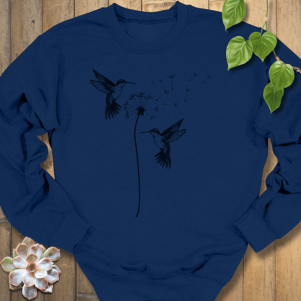 Navy / S Hummingbird Wish Sweatshirt Sweatshirt