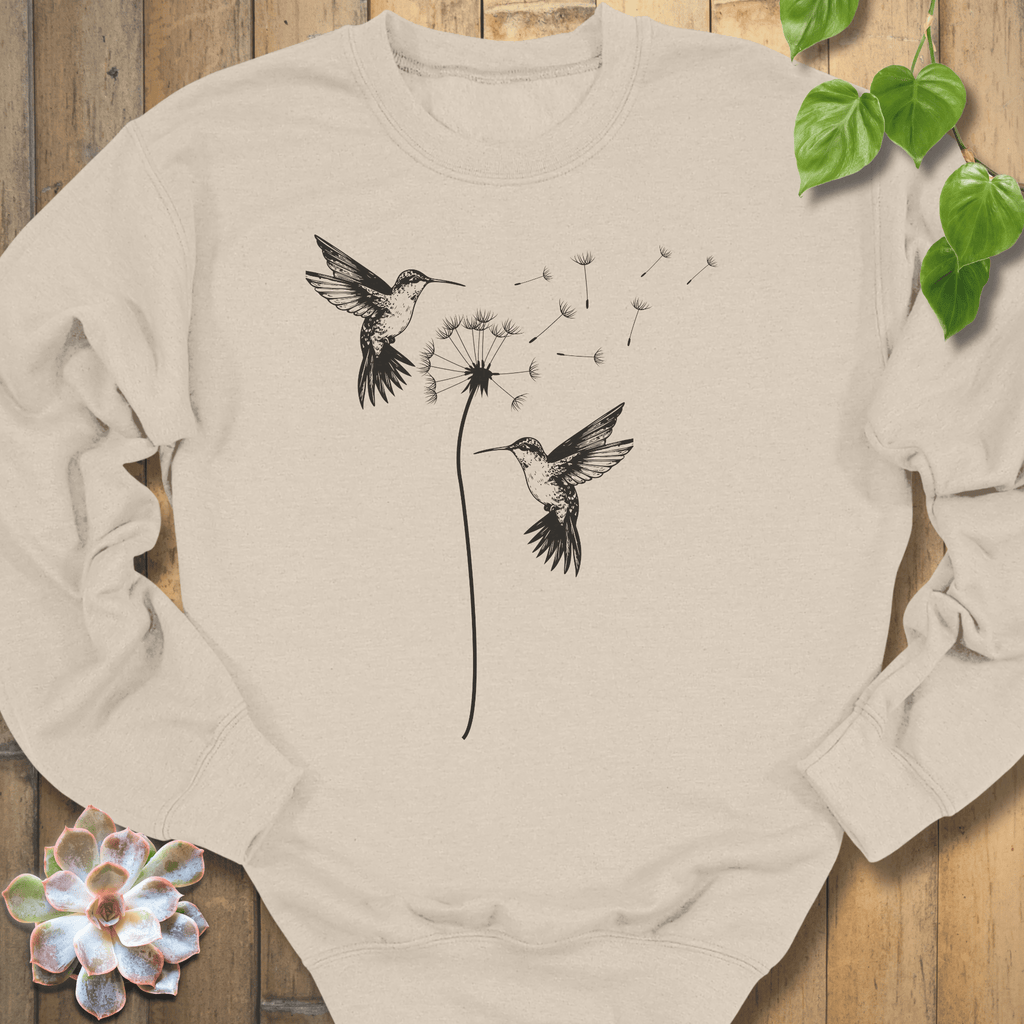 Sand / S Hummingbird Wish Sweatshirt Sweatshirt