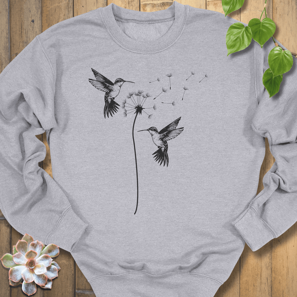 Sport Grey / S Hummingbird Wish Sweatshirt Sweatshirt