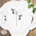 White / S Hummingbird Wish Sweatshirt Sweatshirt