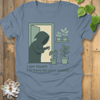 Steel Blue / S I Am Death T-Shirt T-Shirt