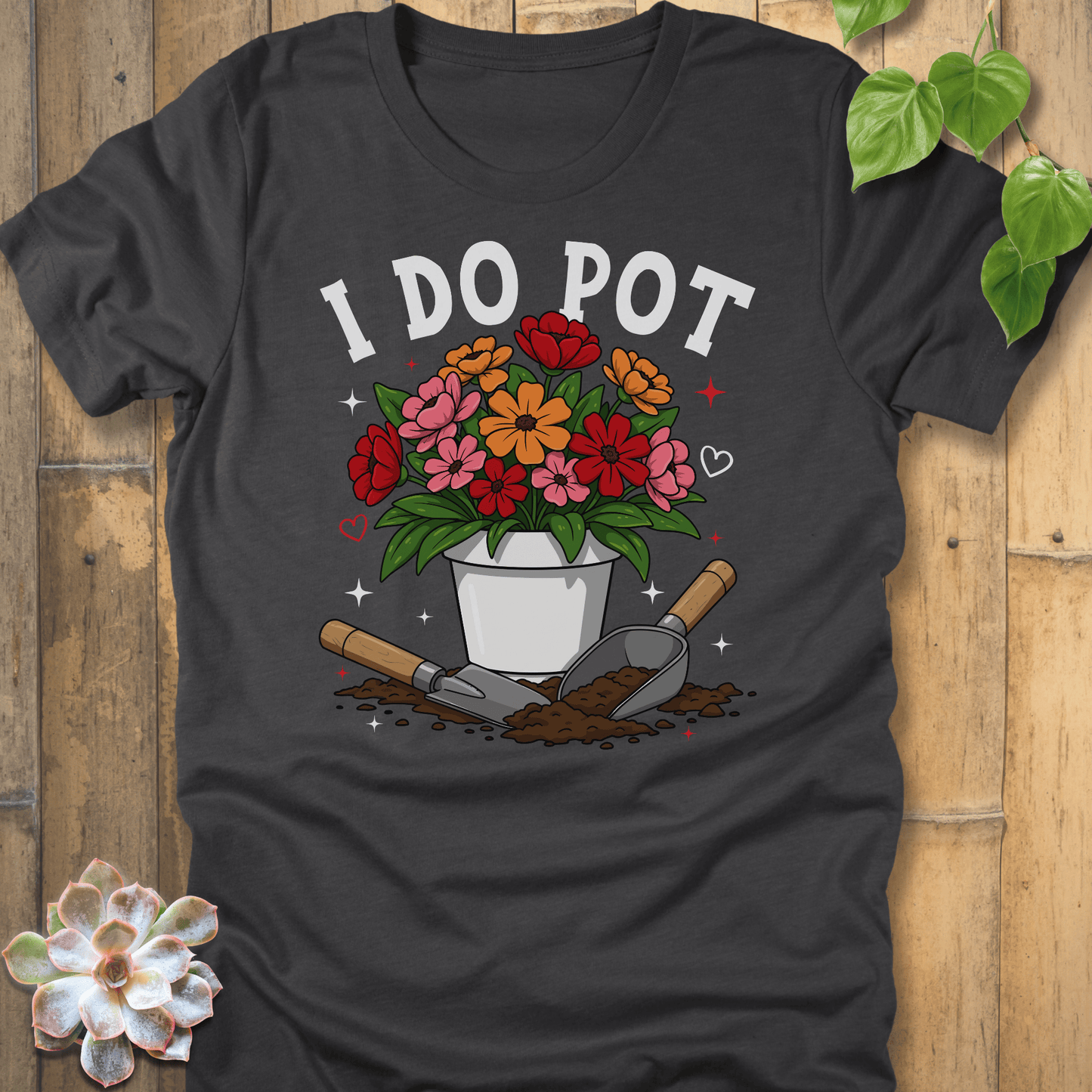 Dark Grey Heather / S I Do Pot T-Shirt T-Shirt