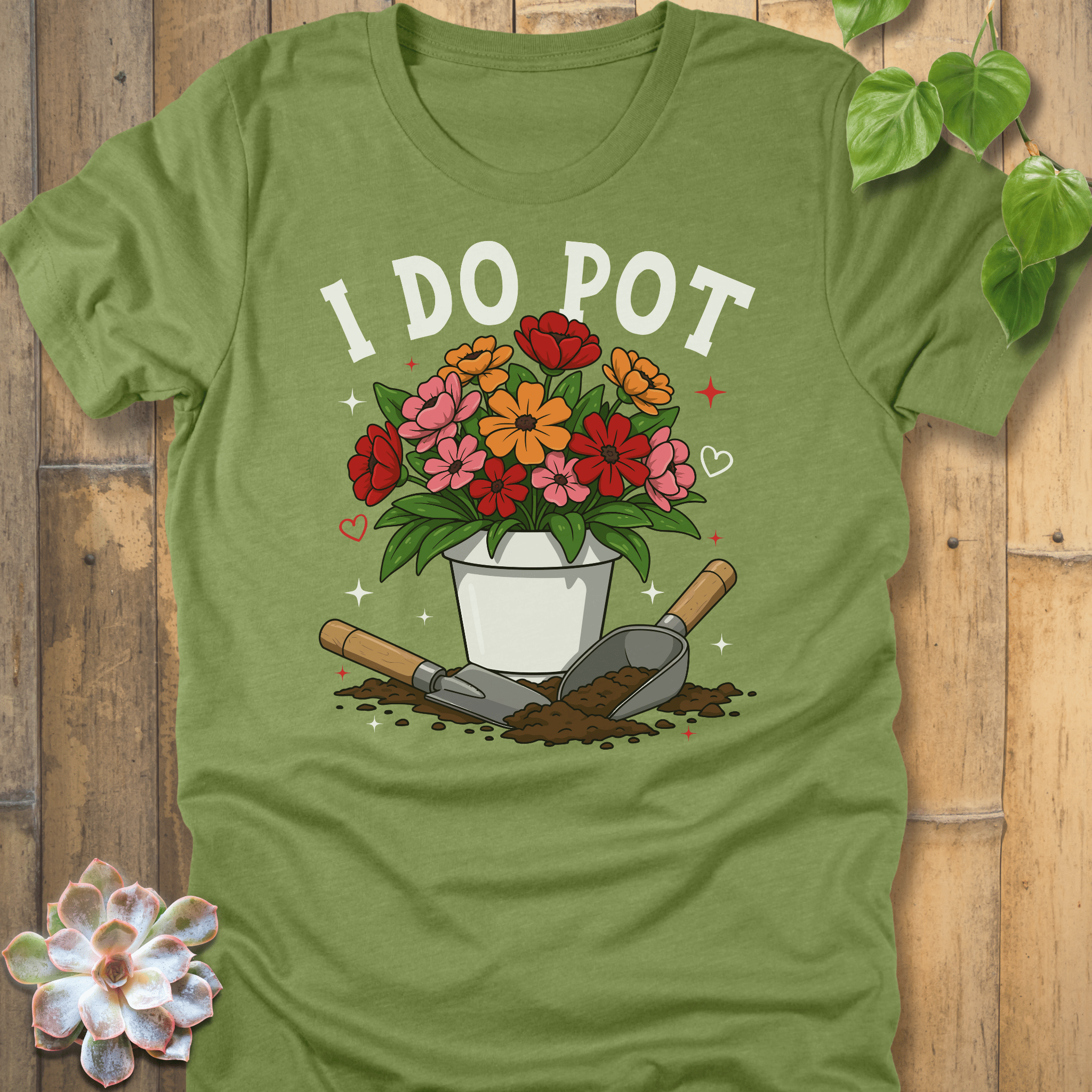 Heather Green / M I Do Pot T-Shirt T-Shirt