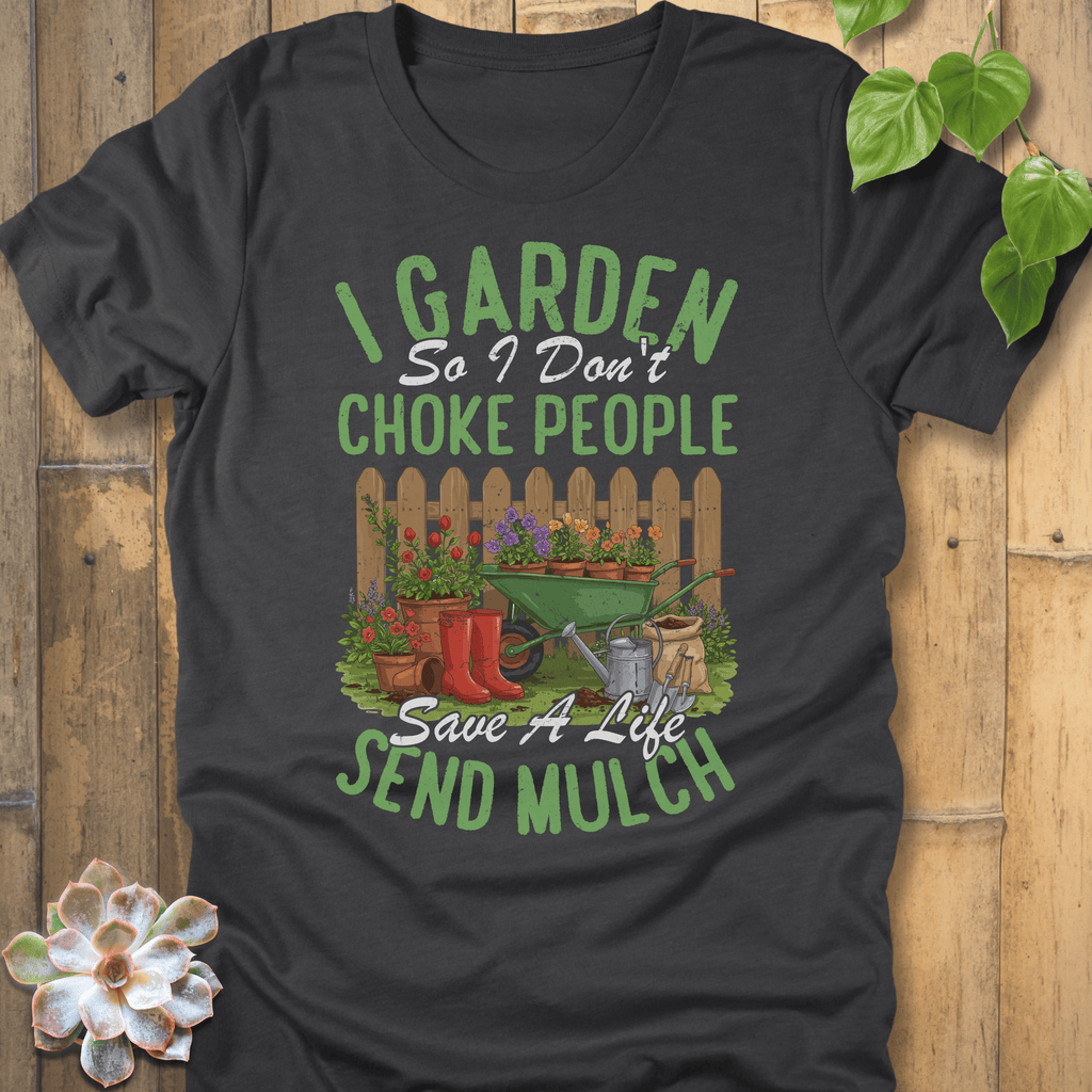 Dark Grey Heather / S I Don't Choke People T-Shirt T-Shirt