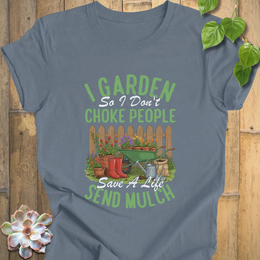 Steel Blue / XS I Don't Choke People T-Shirt T-Shirt