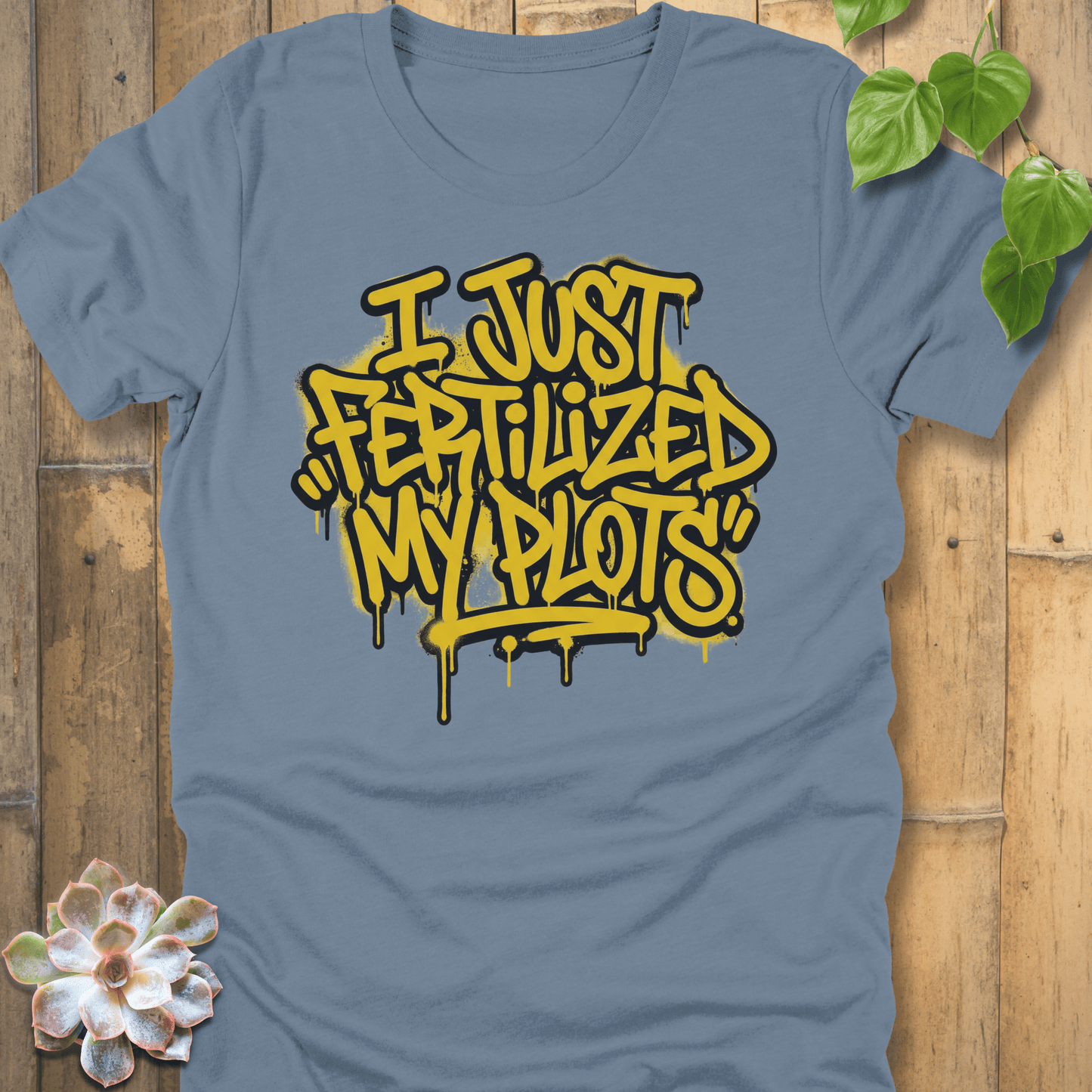 Steel Blue / S I Just Fertilized T-shirt T-Shirt