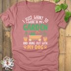 Heather Mauve / S I Just Want To Work T-Shirt T-Shirt