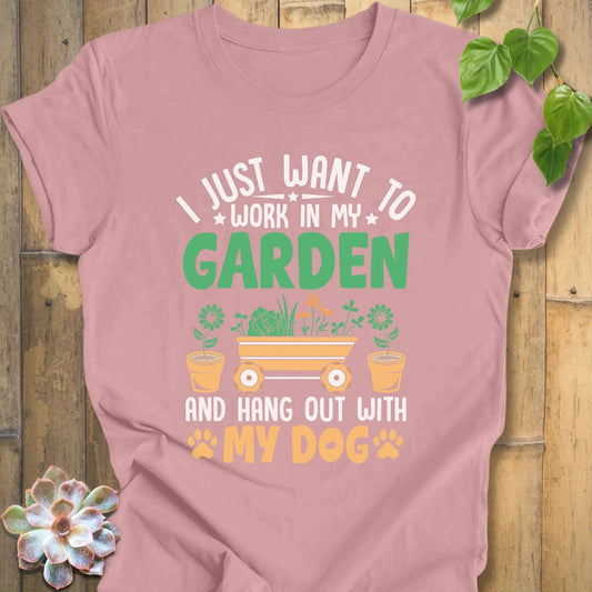 Orchid / XS I Just Want To Work T-Shirt T-Shirt