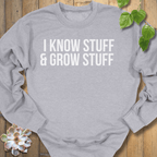 Sport Grey / S I know Stuff Sweatshirt Sweatshirt