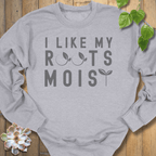 Sport Grey / S I Like My Roots Moist Sweatshirt Sweatshirt