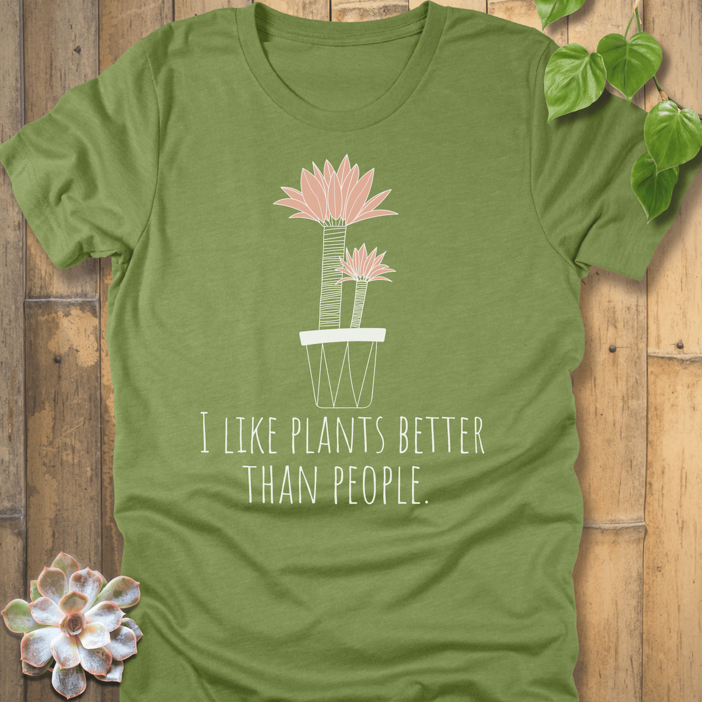 Heather Green / S I Like Plants T-shirt T-Shirt