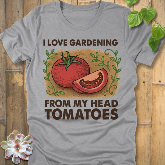 Athletic Heather / S I love Gardening T-Shirt T-Shirt