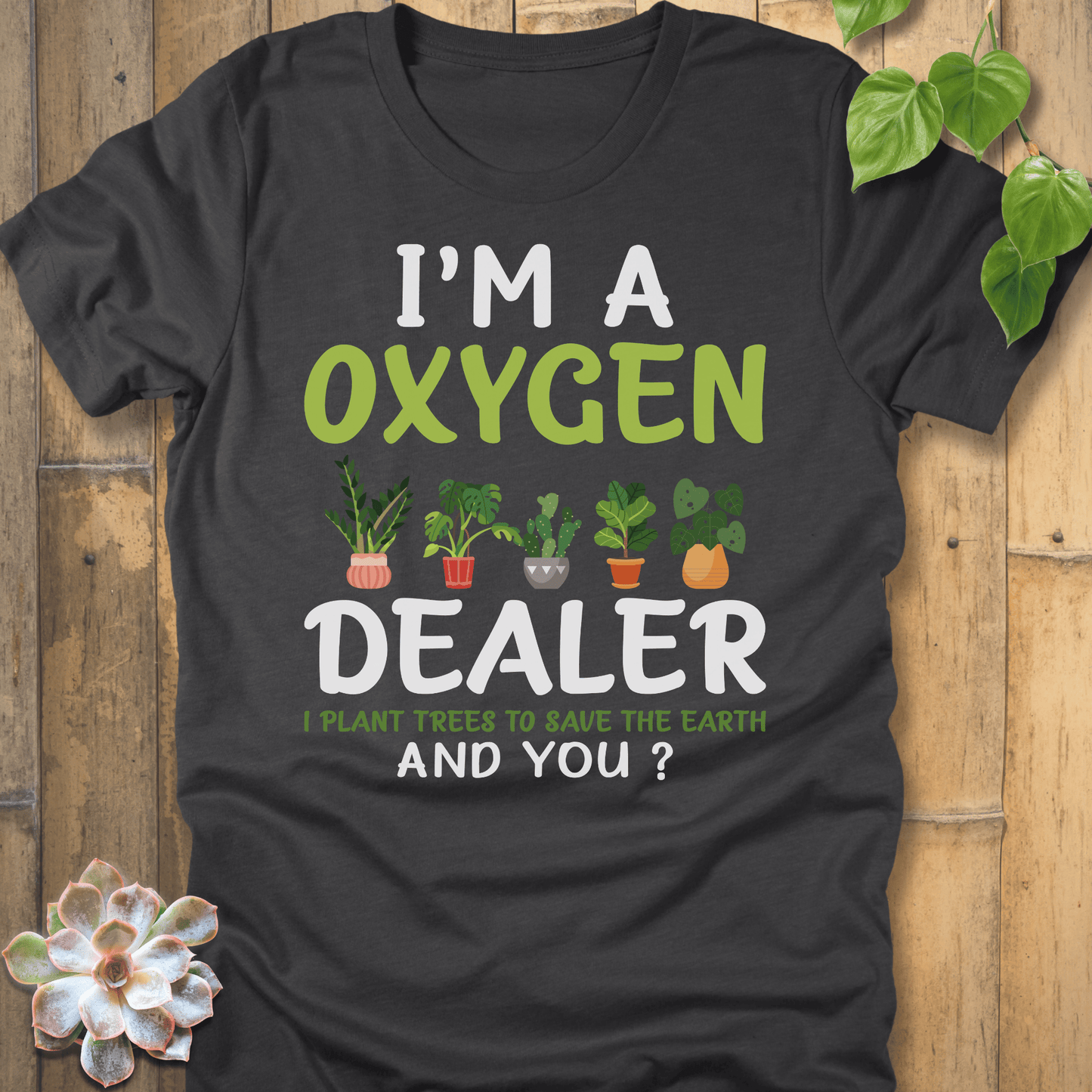 Dark Grey Heather / S I'm A Oxygen Dealer  T-Shirt T-Shirt