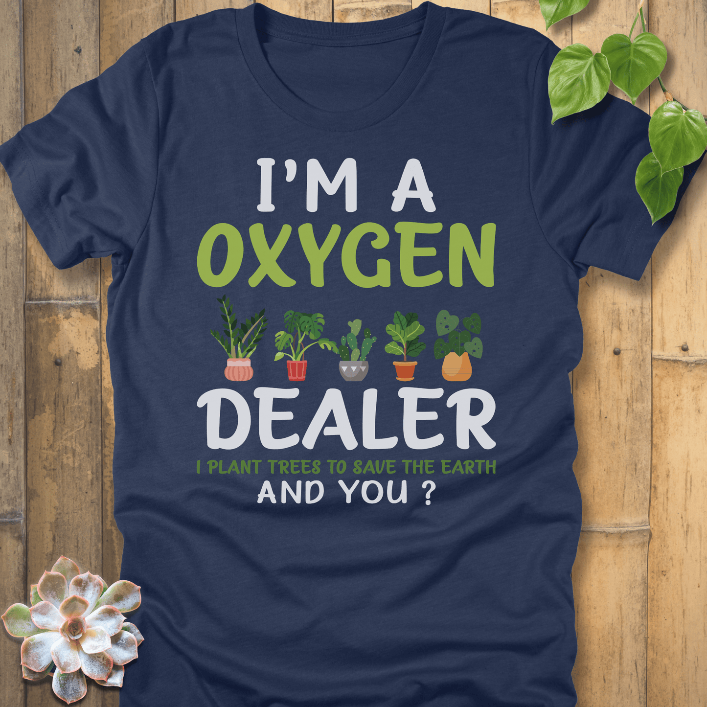 Heather Navy / S I'm A Oxygen Dealer  T-Shirt T-Shirt