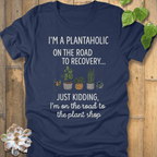 Heather Navy / S I'm A Plantaholic T-Shirt T-Shirt