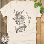 Natural / S I'm All Booked T-Shirt T-Shirt
