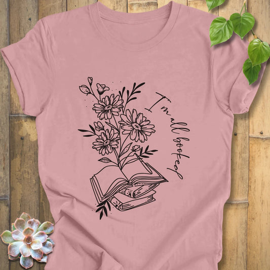 Orchid / XS I'm All Booked T-Shirt T-Shirt