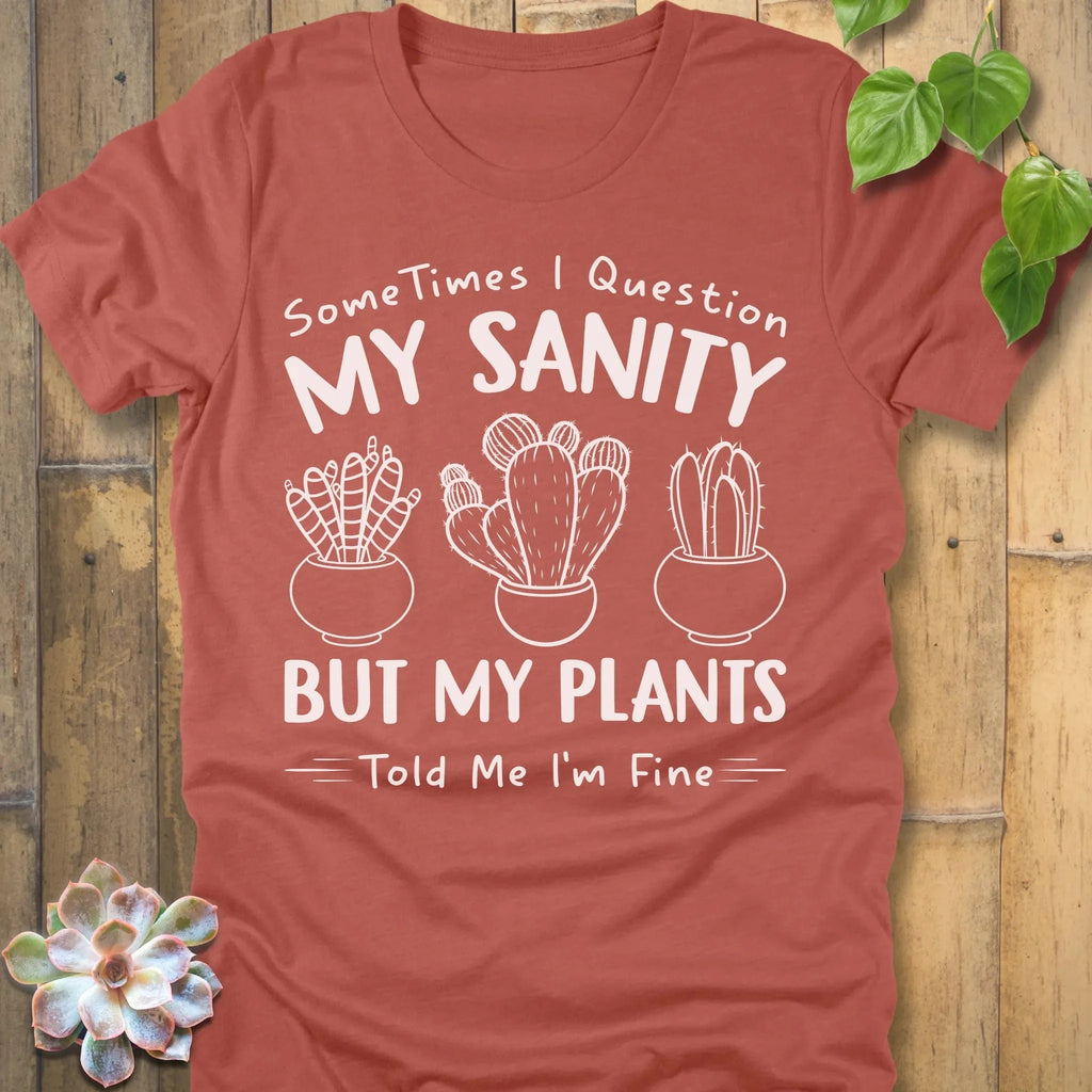 Heather Clay / S I'm Fine T-Shirt T-Shirt