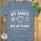 Steel Blue / S I'm Fine T-Shirt T-Shirt