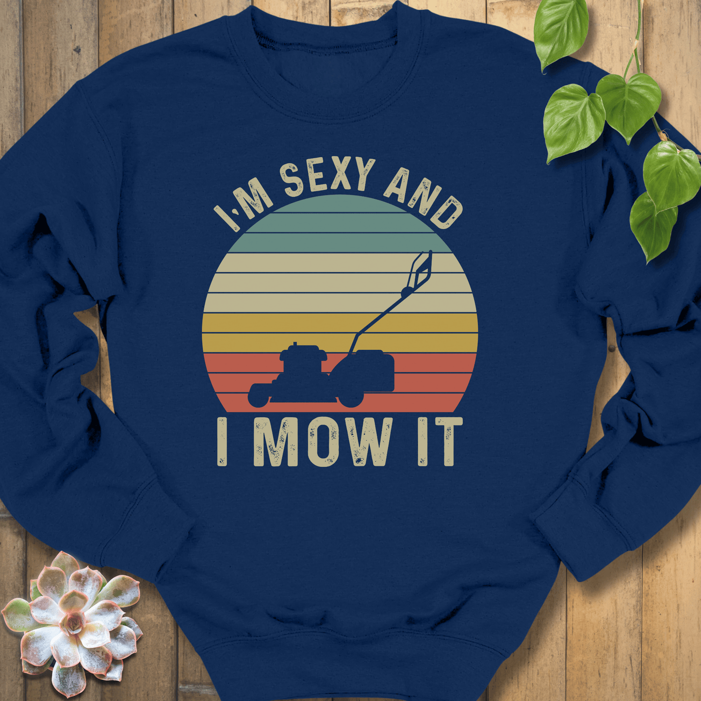 Navy / S I'm Sexy Sweatshirt Sweatshirt