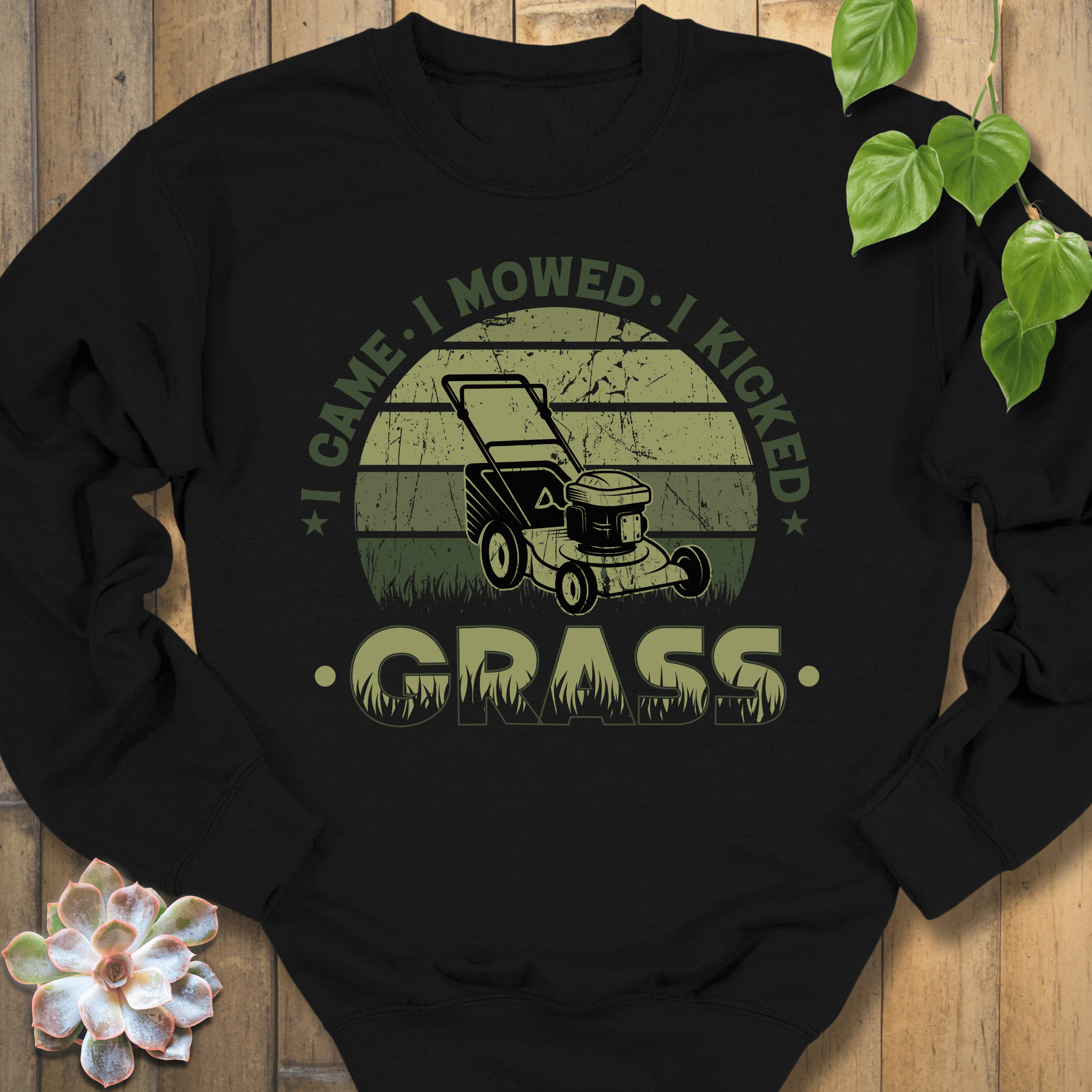 Black / S I Mowed Grass Sweatshirt Sweatshirt
