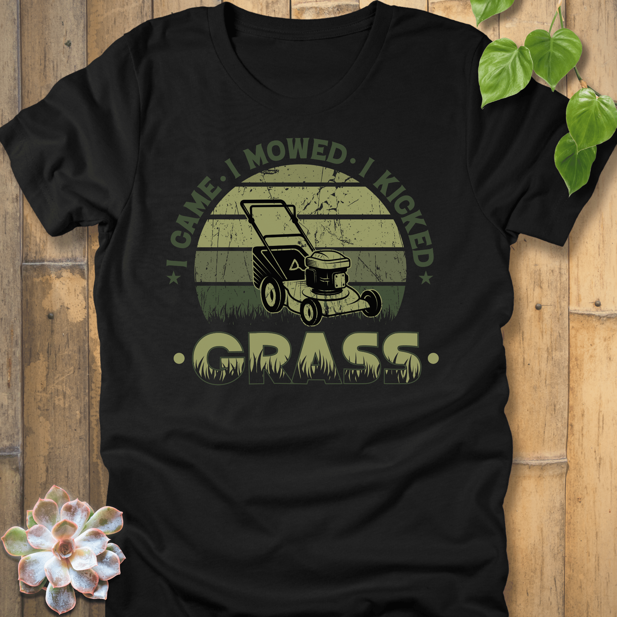 Black / S I Mowed Grass T-Shirt T-Shirt