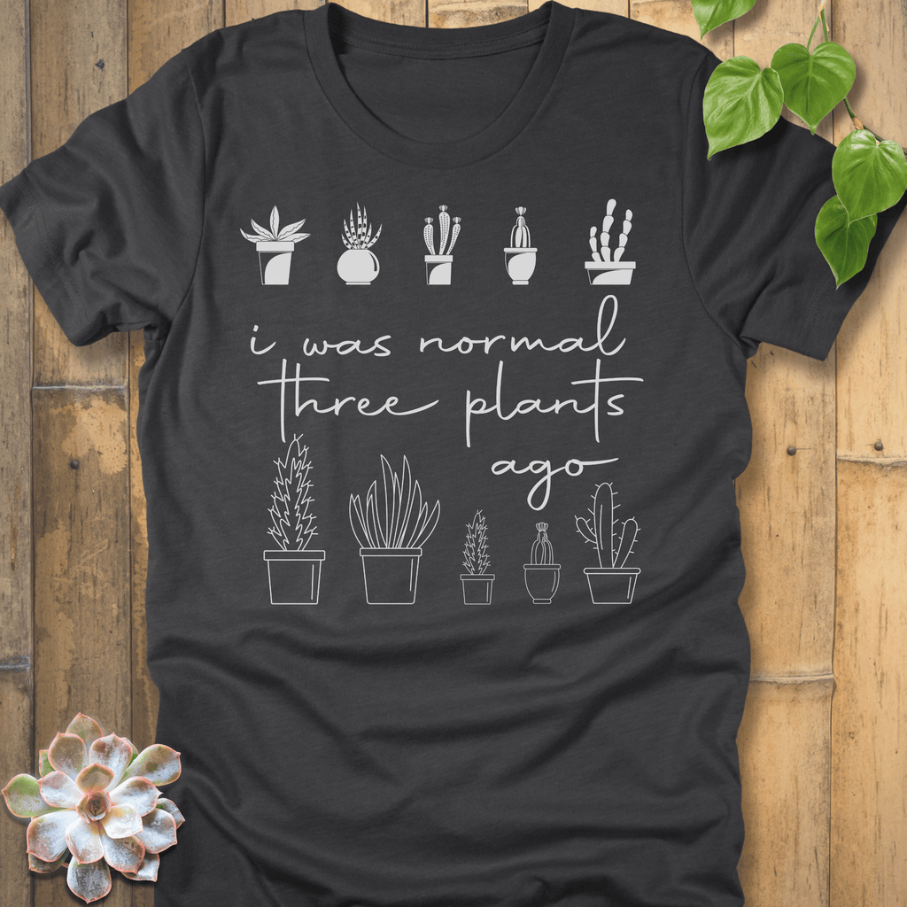 Dark Grey Heather / S I Was Normal T-Shirt T-Shirt