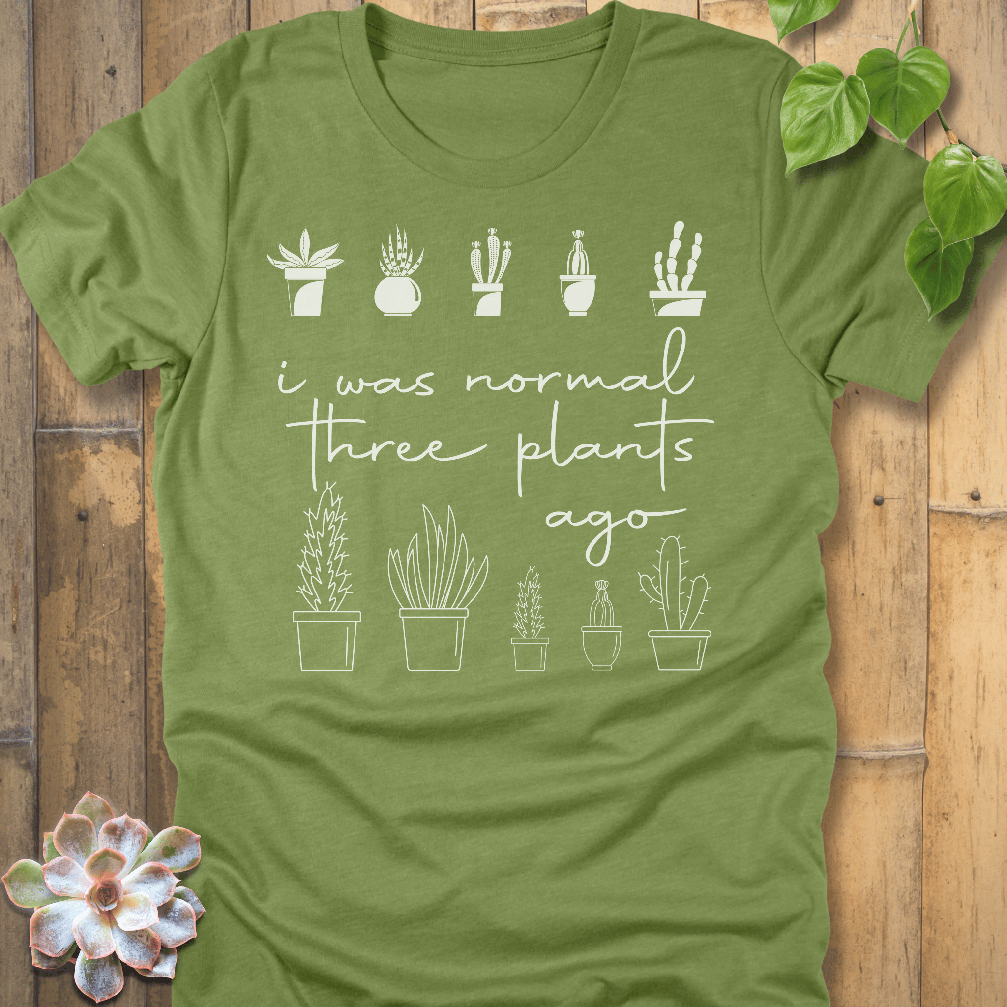 Heather Green / S I Was Normal T-Shirt T-Shirt