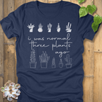 Heather Navy / S I Was Normal T-Shirt T-Shirt