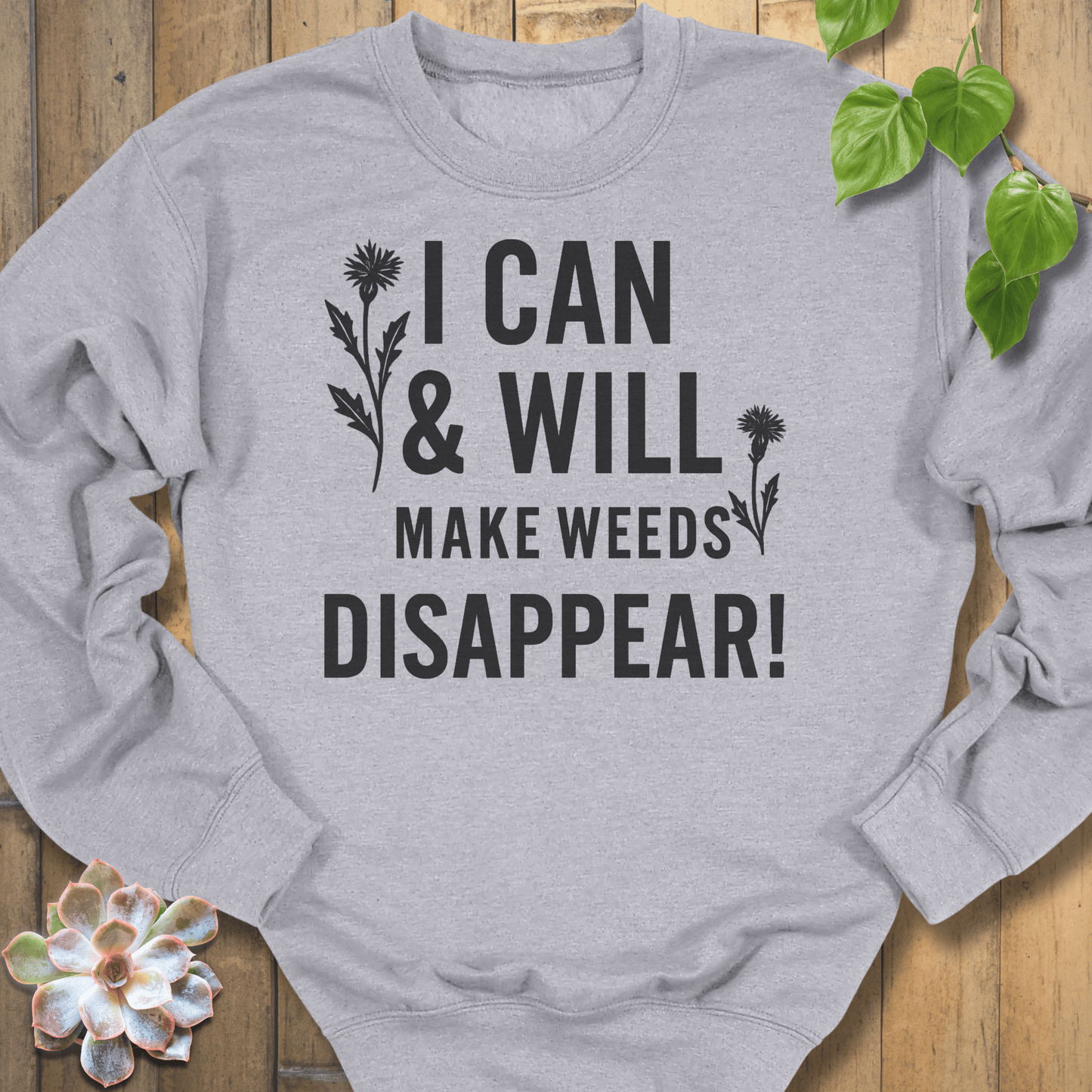 Sport Grey / S I Will & I Can Sweatshirt Sweatshirt