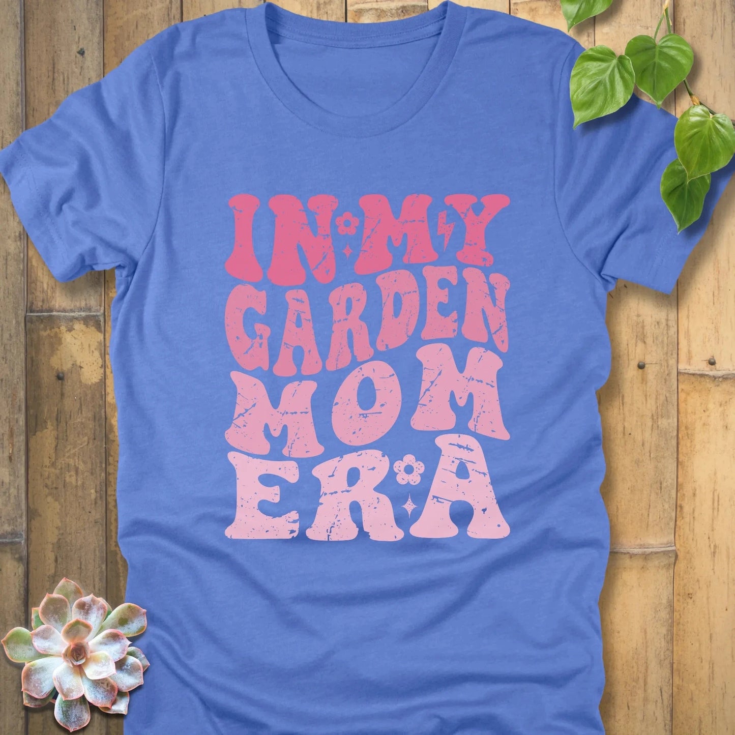 Heather Columbia Blue / S In My Garden Mom Era T-Shirt T-Shirt