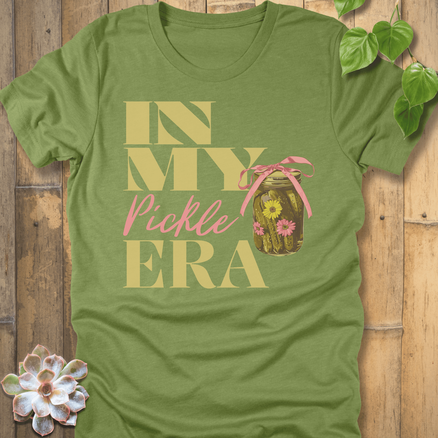 Heather Green / S In My Pickle Era T-shirt T-Shirt