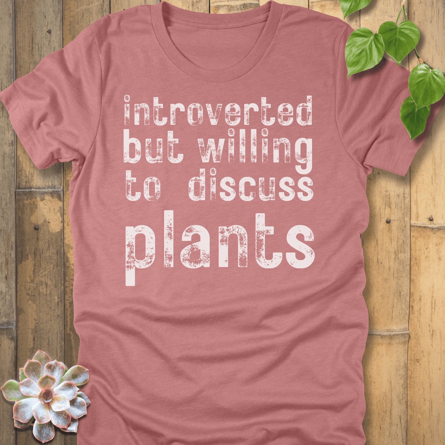 Heather Mauve / S Introverted T-Shirt T-Shirt