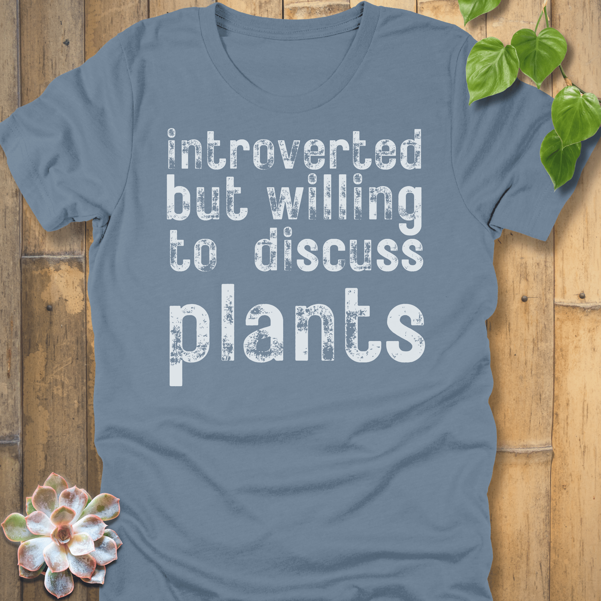 Steel Blue / S Introverted T-Shirt T-Shirt