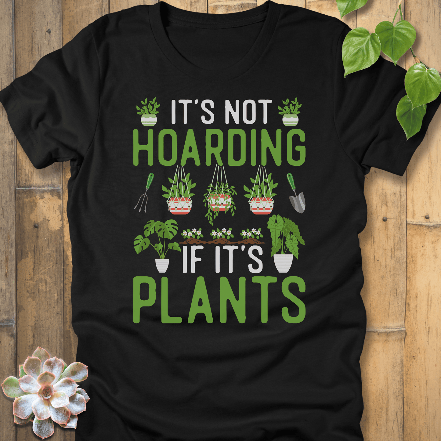 Black / S It's Not Hoarding T-Shirt T-Shirt