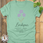 Heather Mint / S July Larkspur T-shirt T-Shirt