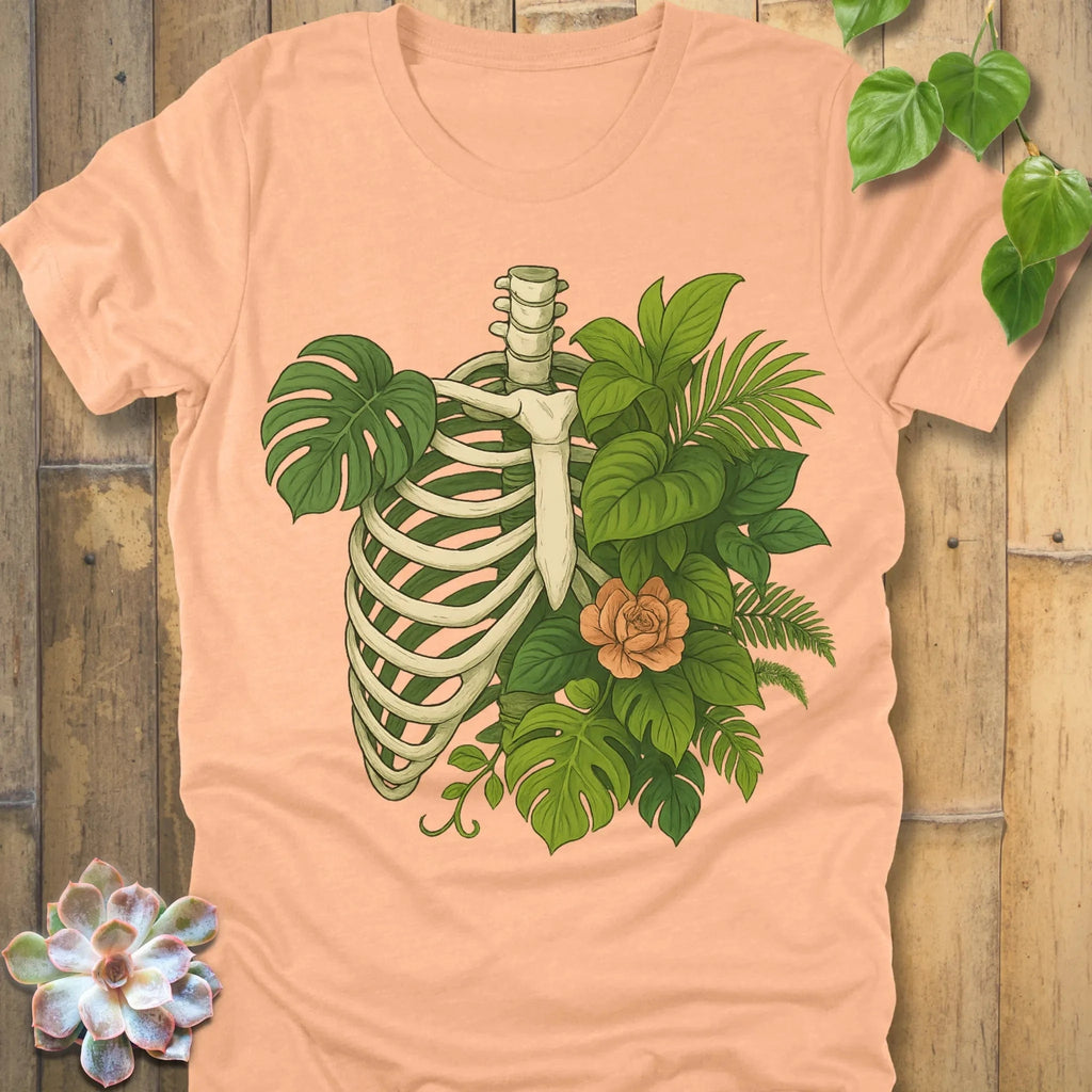 Heather Peach / S Jungle Bones T-Shirt T-Shirt