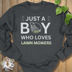 Dark Heather / S Just A Boy Sweatshirt Sweatshirt