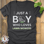 Dark Grey Heather / S Just A Boy T-Shirt T-Shirt