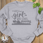Sport Grey / S Just A Girl Sweatshirt Sweatshirt