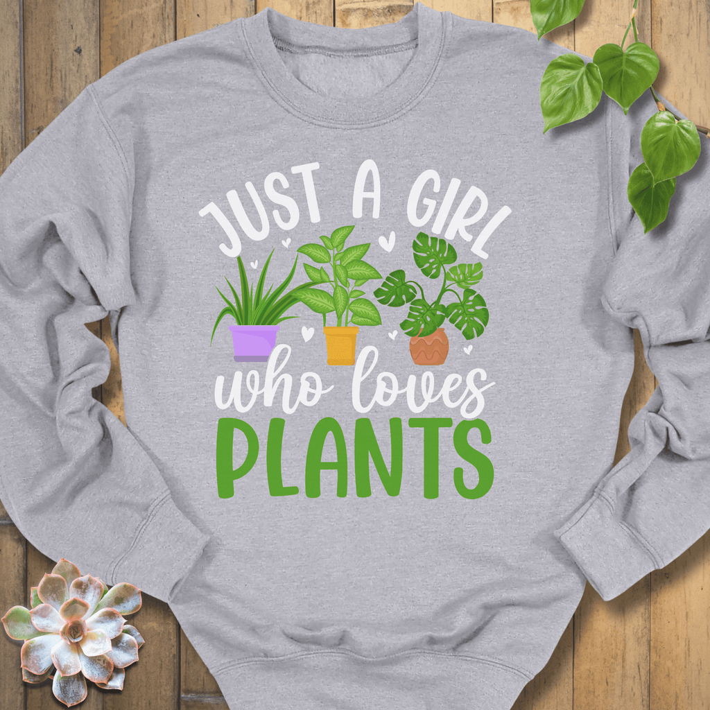 Sport Grey / S Just A Girl Sweatshirt Sweatshirt