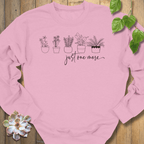 Light Pink / S Just One More Sweatshirt Sweatshirt