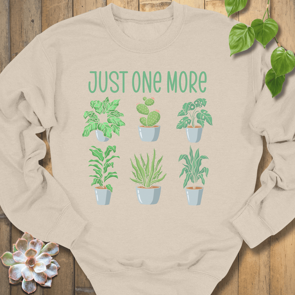 Sand / S Just One More Sweatshirt Sweatshirt