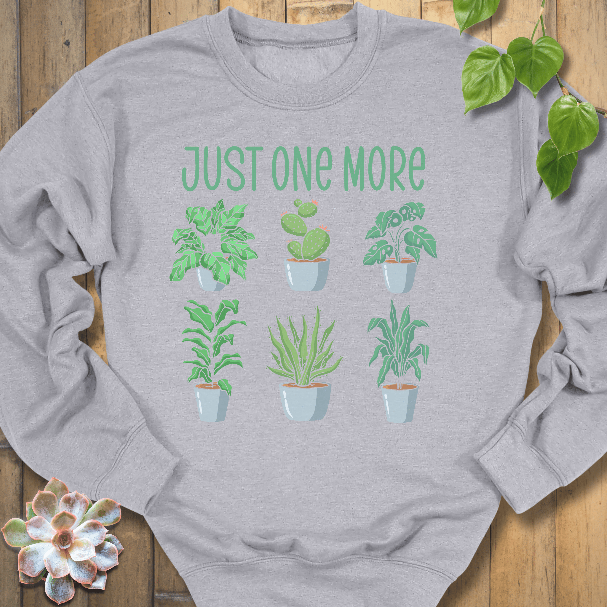 Sport Grey / S Just One More Sweatshirt Sweatshirt