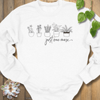 White / S Just One More Sweatshirt Sweatshirt