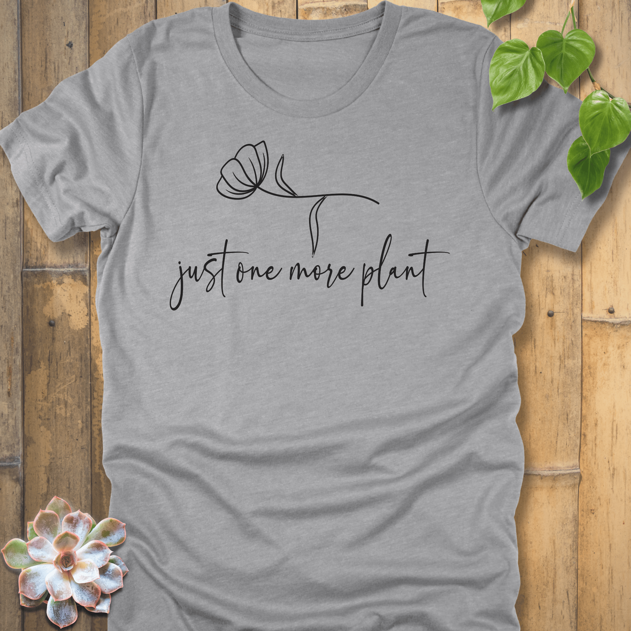 Athletic Heather / S Just One More T-shirt T-Shirt