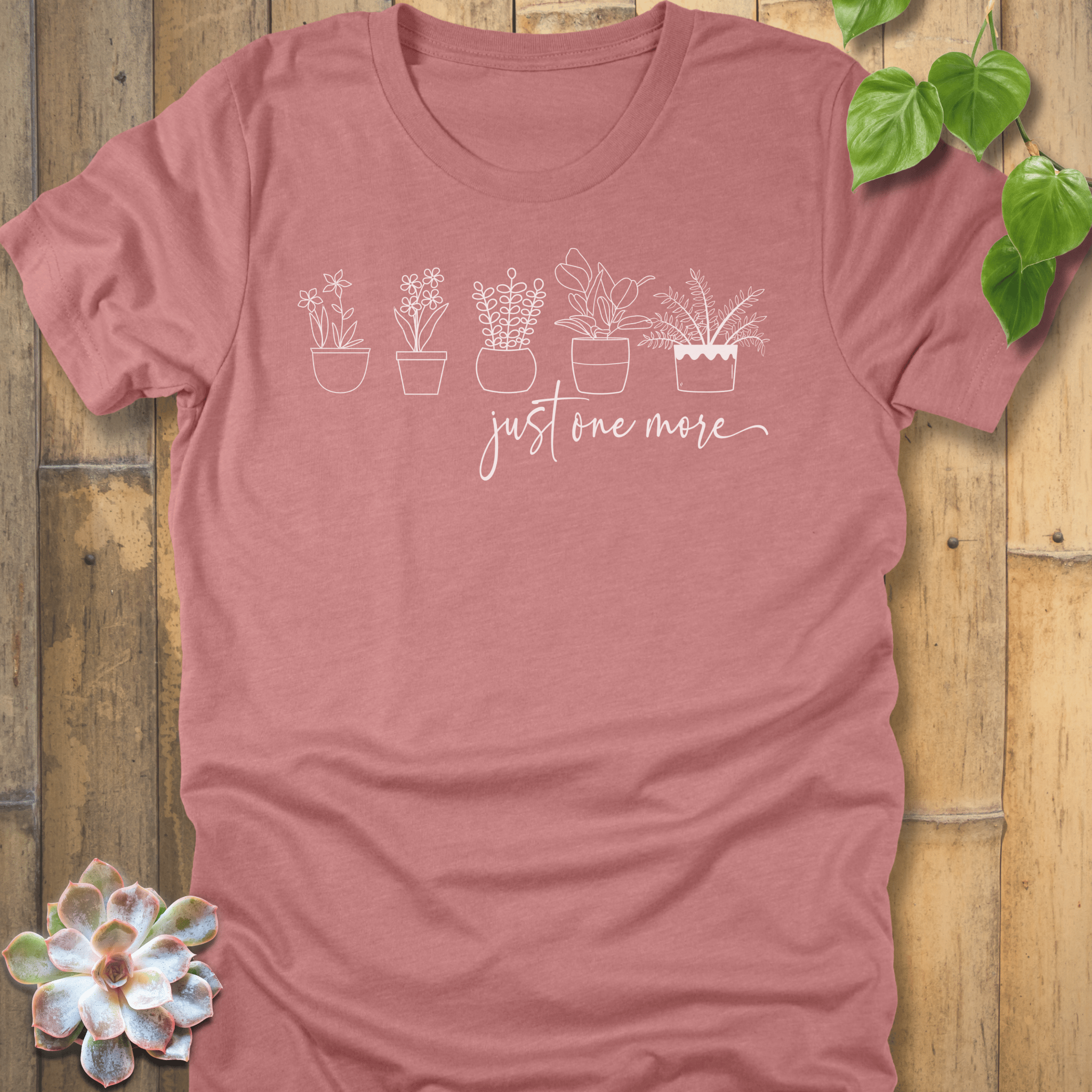 Heather Mauve / S Just One More T-shirt T-Shirt